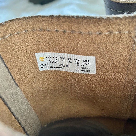 Timberland Earthkeepers Savill Hill Leather Lace Up Moto Ankle Boots Size 6 - Picture 13 of 14